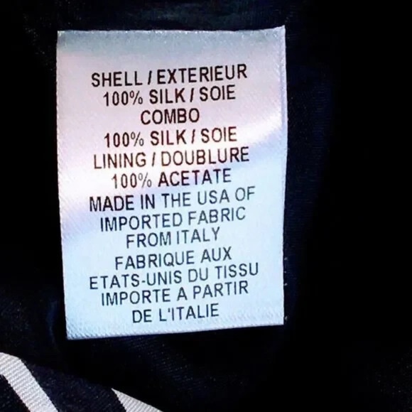 Milly of New York Silk Black Geo Print Shift Dress Size 0 - Picture 6 of 7